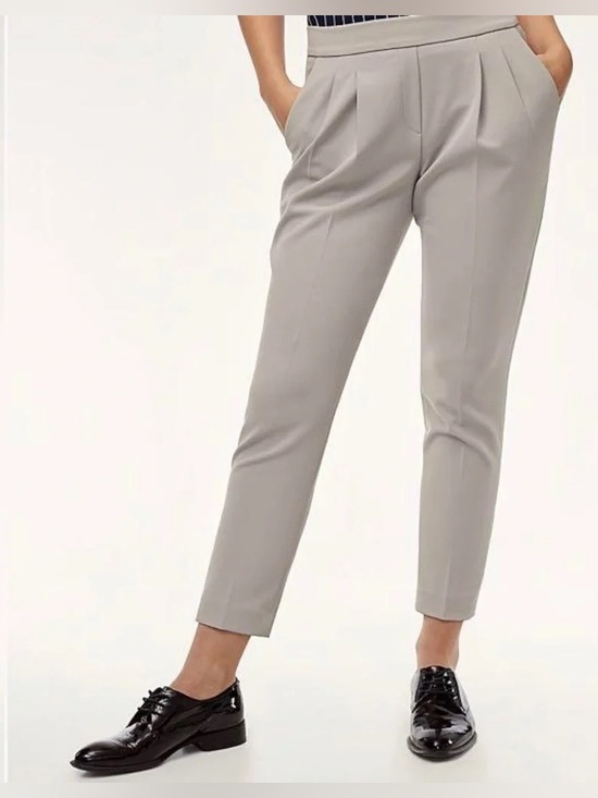 Babaton Pants - Aritzia Babaton Cohen Pull On Crop Pant in Grey Sz 10